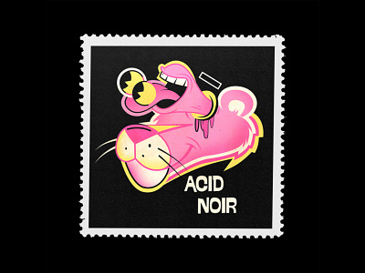 Do not use drugs acid cartoon cartoon character character design drug fun illustration lowbrow lsd mad pink panther popsurrealism vector weirdart