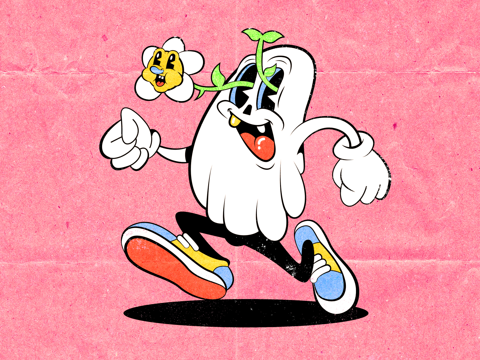 happy ghost by OVCHARKA INDUSTRIES on Dribbble