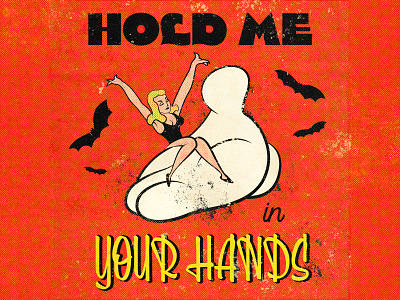 hold me in your hands 1930 1930s 1940 1940s 30s 40s hand love mid century mid-century midcentury old cartoon old school retro retro illustration vintage vintage illustration vintage inspired woman