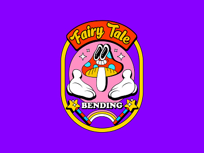 fairy tale logo cartoon cartoon character design logo logo design logos logotype magic mascot character mascot logo mushroom old school