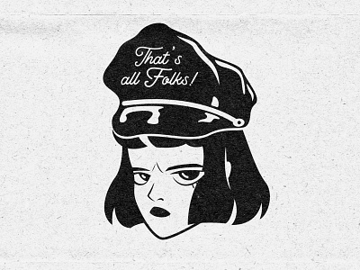 Police Girl 1930 1930s 90s girl illustration lowbrow old cartoon old school police police brutality retro vintage woman character