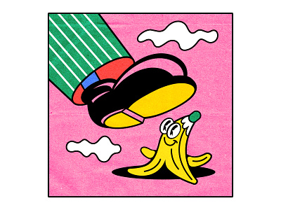 Get Lucky! 1930 1930s 30s 90s banana cartoon cartoon character comic illustration lowbrow lucky old cartoon old school pop culture rubberhose vintage