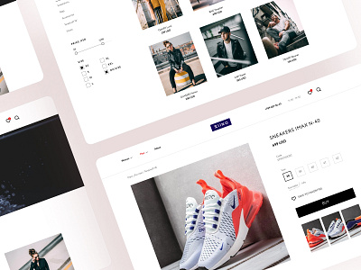 eCommerce Store Design design flat minimal ui uiux web webdesign website
