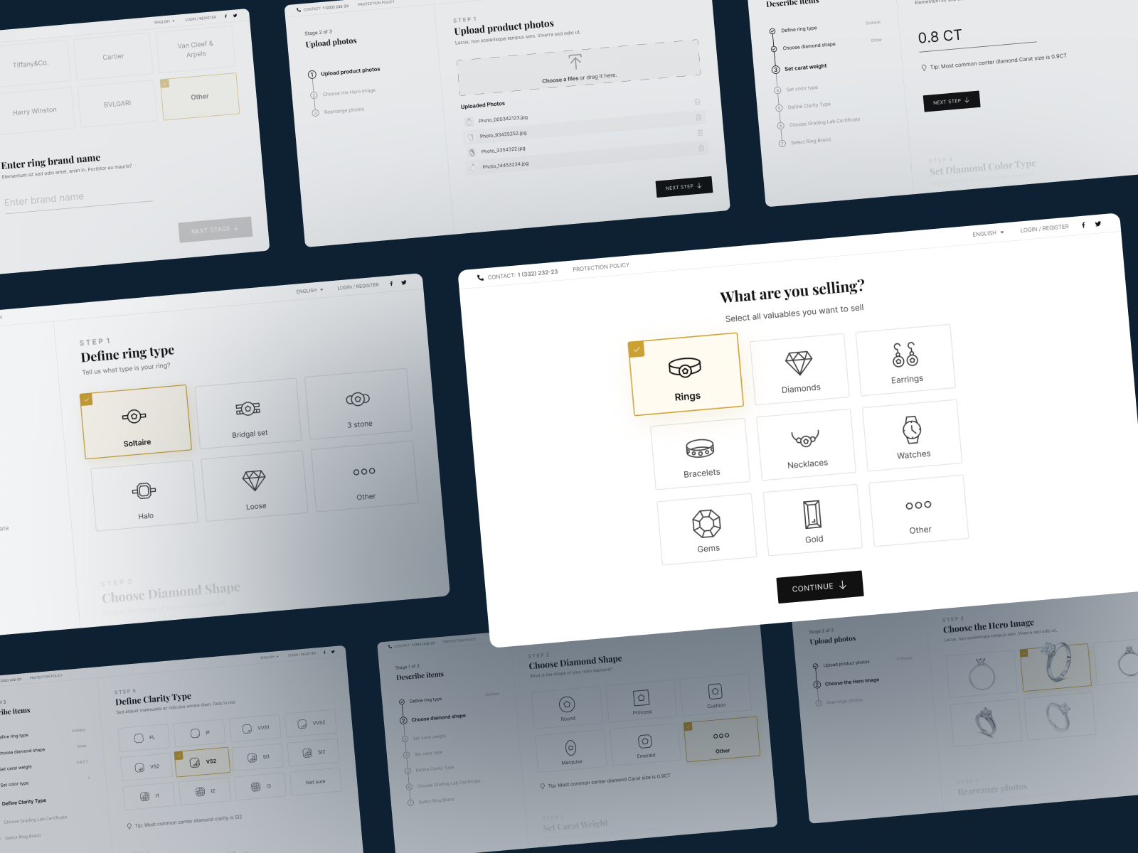 Jewellery Auction site Auctioning by Grzegorz Krztoń for Software