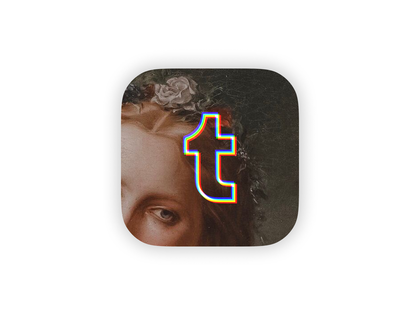 Tumblr app icon by Debra Mars on Dribbble