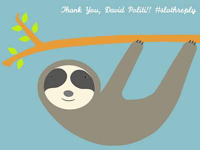 Sloththx sloth slothlyfe thanks