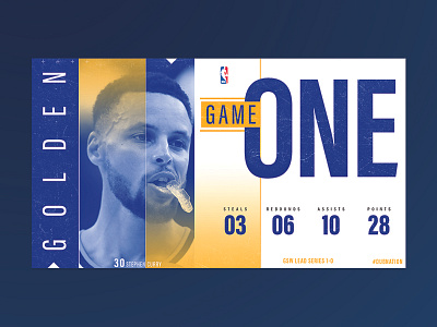 Game One basketball curry nba social sports warriors