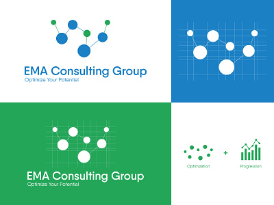 Logo Design for EMA Consulting Group brand identity branding design cameroun company logo conception dark code design dribbble enterprise graphic design graphicdesign grid design grid logo illustrator logo logogrid logotype management optimisation visual identity