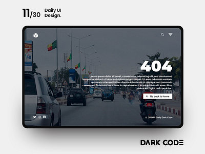 Dark Code Daily UI 30 - Day 11 404 error 404 error page 404 page app app design apps design dailyui dark code design design concept dribbble interface interface design ui uiux design ux ux designer ux ui design web website