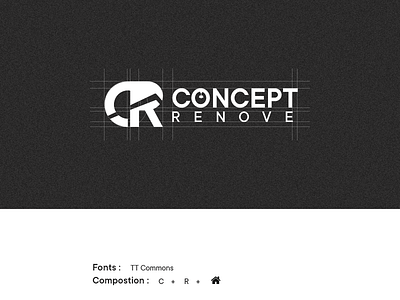 Logo Construction - Concept Renove — Part 2 architecture brand design brand identity branding cameroon construction creative logo dark code darkcode grid logo logo construction logodesign logomark logotype monogram monogram logo