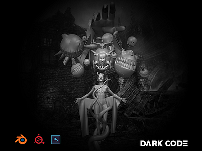 Puppet Master 3d art blender 3d blender3d blender3dart cameroon dark code darkcode dribbble halloween halloween design happyhalloween photoshop puppet puppets substancepainter