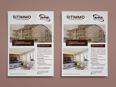 Flyer Design for SITIMMO (Real Estate App)