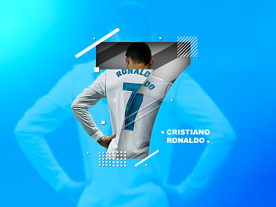 CR7 banner fan football love page poster ui