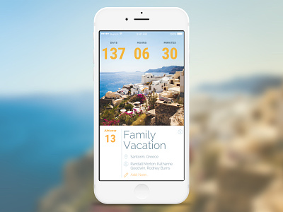 Daily UI: #014 - Countdown app countdown dailyui mobile ui