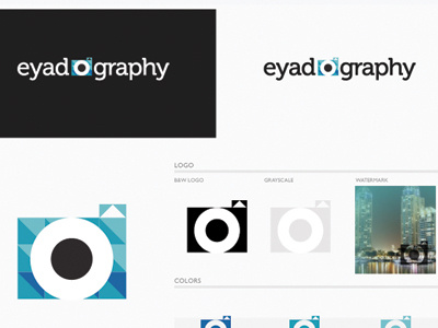 Eyadography dubai lens logo photography