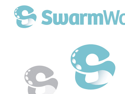 SwarmWorks bees birds collective crowd fish intelligence logo si