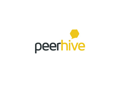 Peerhive_ Final chosen design chat hive logo professors students tutors