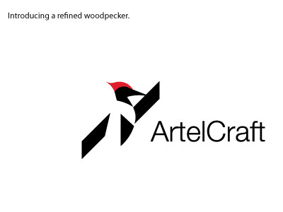 Artelcraft flooring joints logo rebranding usa wood woodpecker