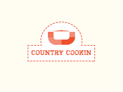 Country Cookin cooking pot grandma logo ma and pa kettle patchwork quilts restaurant starsandstripes usa