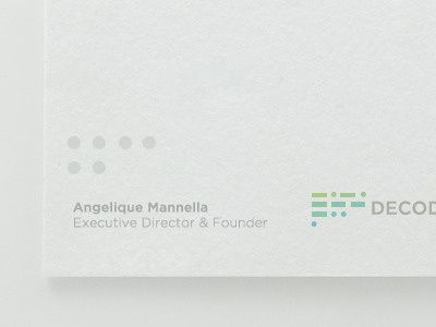 Decode Global _Business card front