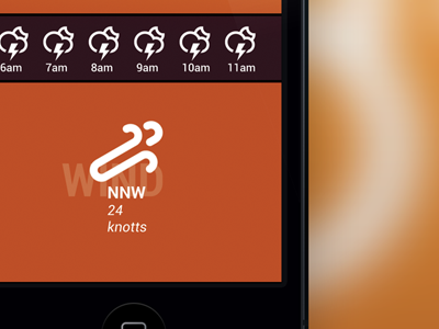 Weather UI (Pitch) app iphone pitch sunrise weather