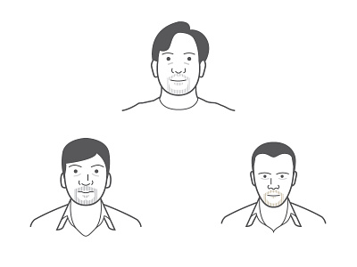 Minimalist Avatars avatars character illustration minimalist portraits