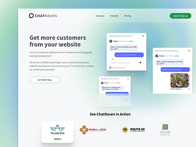 ChatRaven figma interaction interface design ui design workinprogress