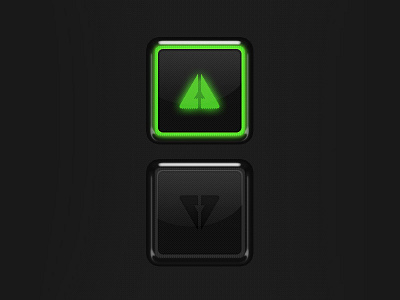 Elevator Ui elevator green grey interaction ui