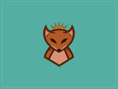 Fox (WIP) crown fox logo logomark mark prince