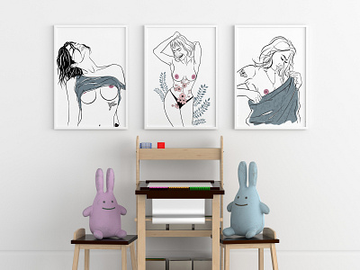 Illustrations apparel feminist illustration lol minimal nipple procreate tattoo vector women in illustration