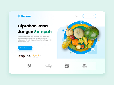 Food Waste Company Web Design app branding design drink food foodwaste graphic design icon illustration logo ui ux vector