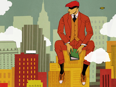 Paul Stuart clothing fashion illustration new york city suits