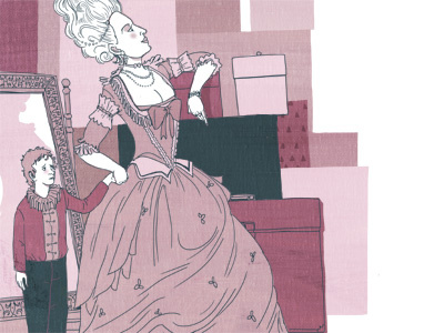 Marie Antoinette france history illustration marie antoinette