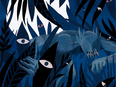 Night Stalker concept art dota illustration