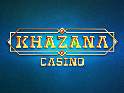 Khazana Casino casino design logo logotype
