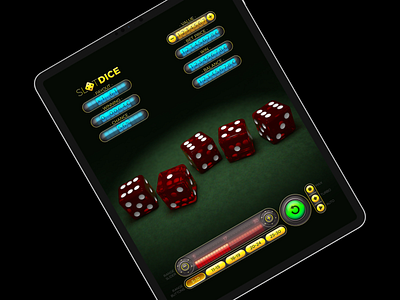 Dice Game Interface