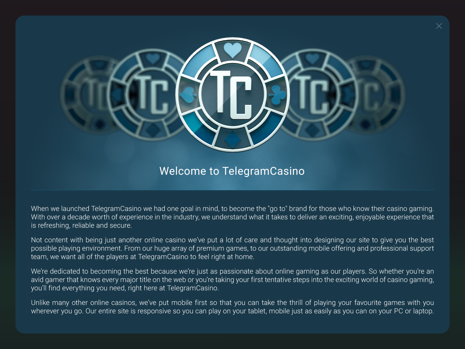 TelegramCasino by Oleg Butenko on Dribbble