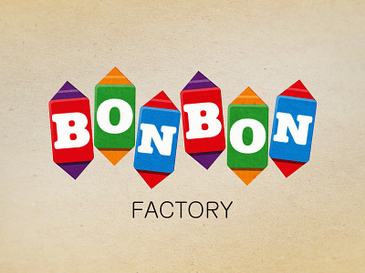 BonBon Factory Logo Sketch brand brand identity branding logo logotype type