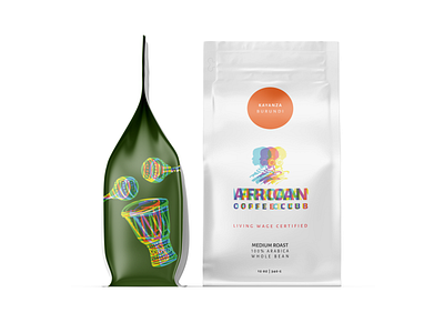 Glitch Coffee Bag Design