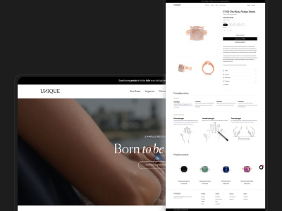 E-commerce | Maison Unique design e commerce ecommerce sviluppo web ui ux