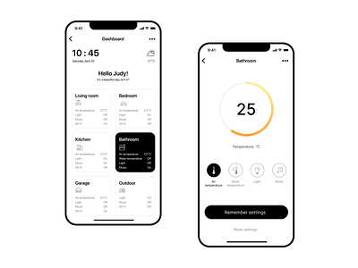 Daily UI 21 app design flat minimal ui ux web website