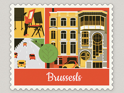 Work/Life 3 brussels illustration map montréal orange paris personal travel uppercase weimar worklife 3