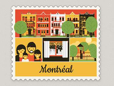 Montreal assignment illustration montreal personal uppercase worklife