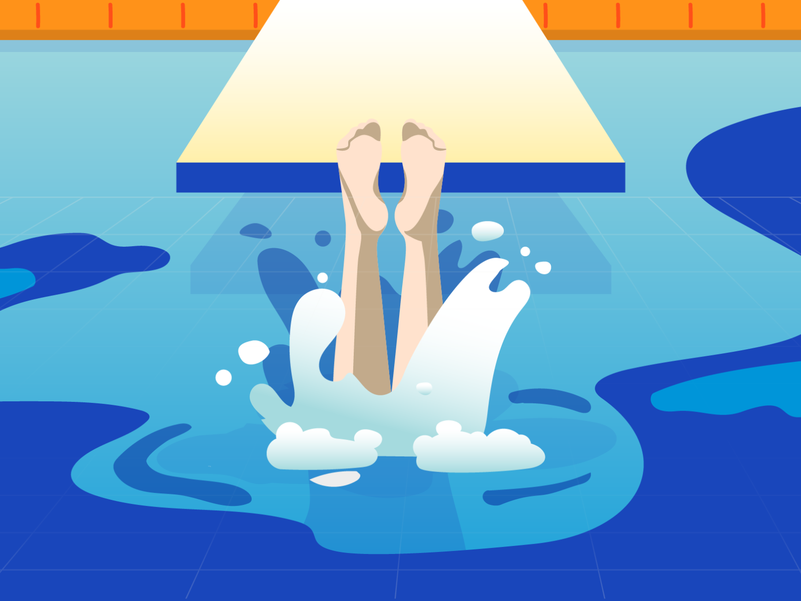 Pool by Janet Levrel on Dribbble