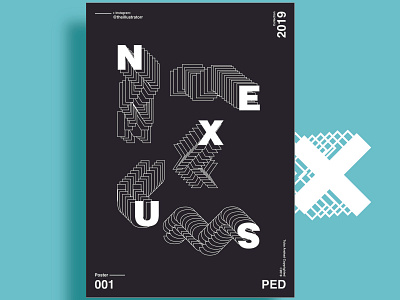Nexus - Poster Design designer nexus poster poster a day poster art poster challenge print design typography