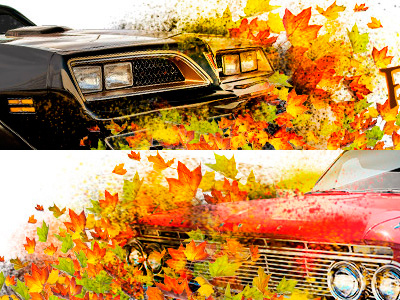 Fall Sale Banners autumn email banner fall impala leaves muscle cars sales graphic trans am