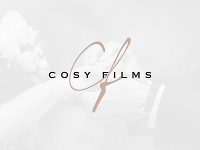 Cosy Films Logo branding camera design graphic design logo minimal pastel photo photography store wedding