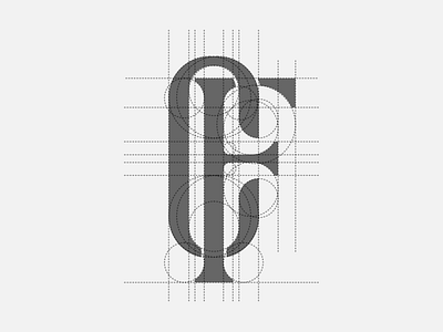 CF logo grid branding cf design fiverr graphic design illustration logo minimal monogram store ui vector