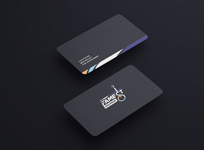 Business card branding design illustration logo minimal typography