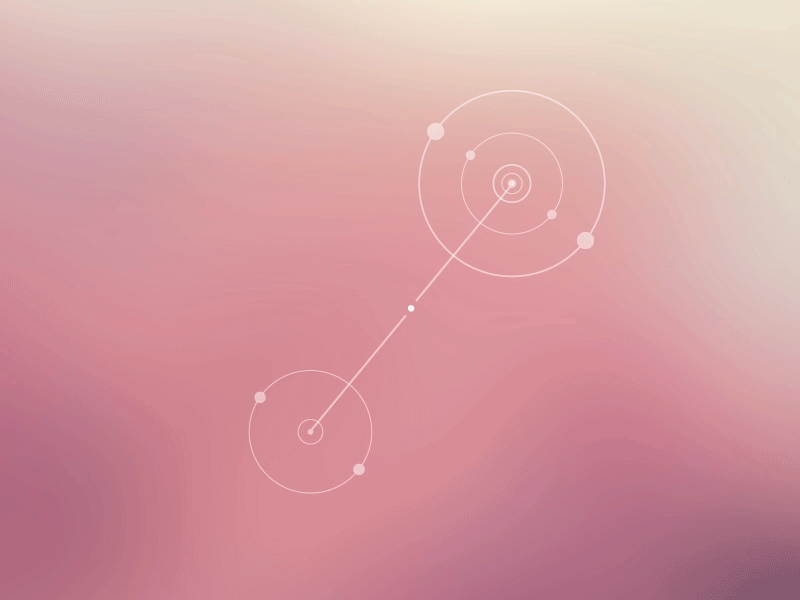 Different orbit animation design gif shapes simple space